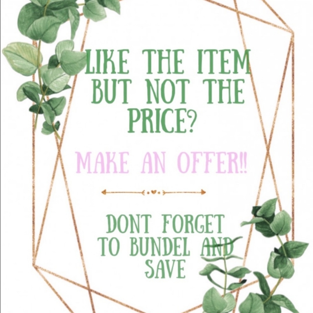 Make me an offer, you never know if you don't ask!